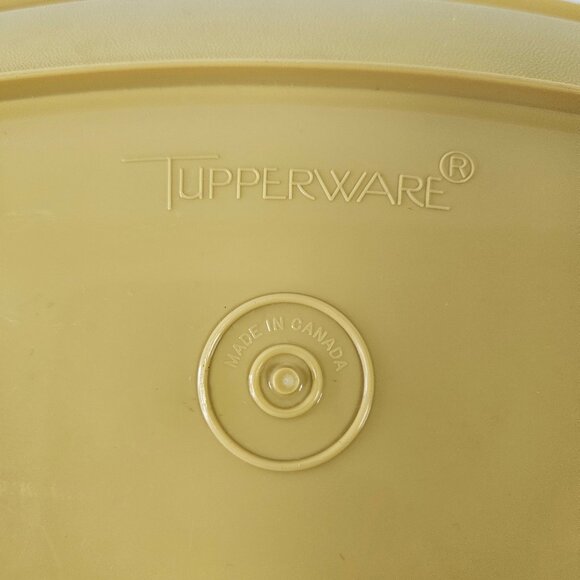 VTG Tupperware 3PC Steamer Serving Bowl Harvest Gold 1273-5 1274-4 1275-4 Canada - Picture 9 of 16